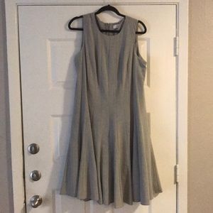 Calvin Klein gray midi fit & flare dress. 14w.